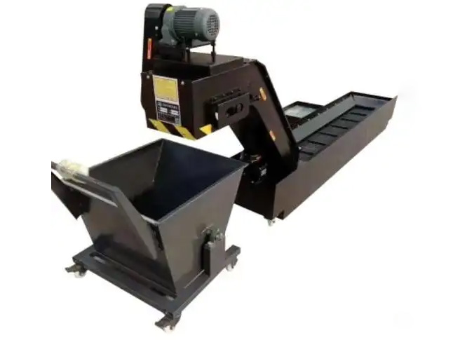 Magnetic Plate Chip Conveyor Video